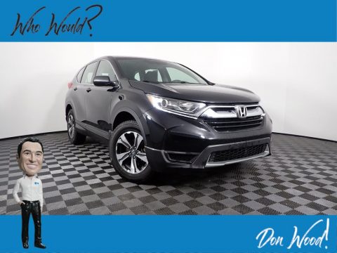 Crystal Black Pearl Honda CR-V LX AWD.  Click to enlarge.