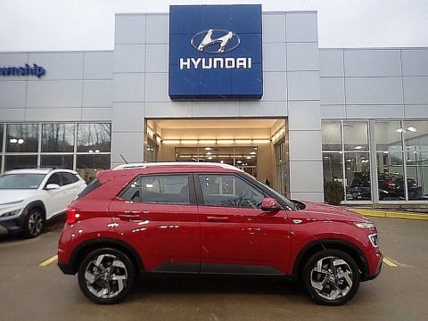 Scarlet Red Pearl Hyundai Venue Limited.  Click to enlarge.