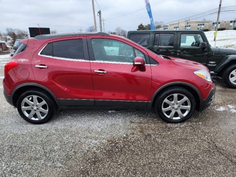 Winterberry Red Metallic Buick Encore Leather.  Click to enlarge.