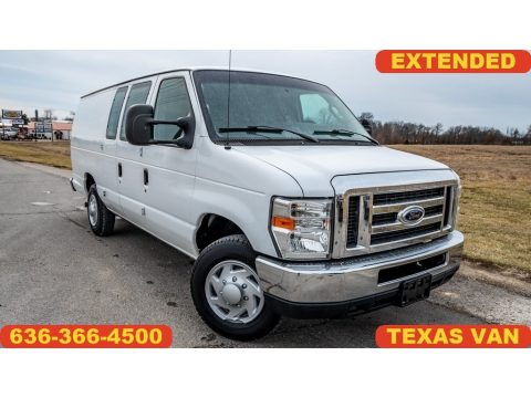 Oxford White Ford E Series Van E350 XL Extended Utility.  Click to enlarge.