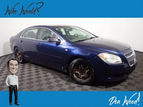 Imperial Blue Metallic Chevrolet Malibu LS Sedan.  Click to enlarge.