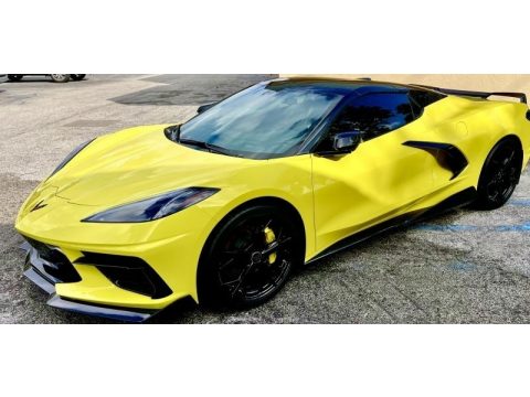 Accelerate Yellow Metallic Chevrolet Corvette Stingray Convertible.  Click to enlarge.