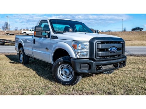 Oxford White Ford F250 Super Duty XLT Regular Cab 4x4.  Click to enlarge.