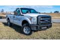 Front 3/4 View of 2012 Ford F250 Super Duty XLT Regular Cab 4x4 #1