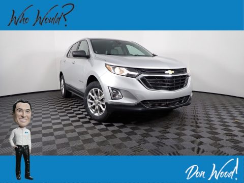 Silver Ice Metallic Chevrolet Equinox LS AWD.  Click to enlarge.