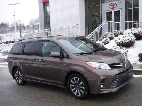 Toasted Walnut Pearl Toyota Sienna XLE AWD.  Click to enlarge.
