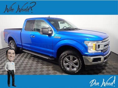 Velocity Blue Ford F150 XLT SuperCab 4x4.  Click to enlarge.