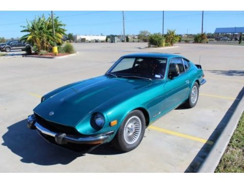 Emerald Green Datsun 260Z Coupe.  Click to enlarge.