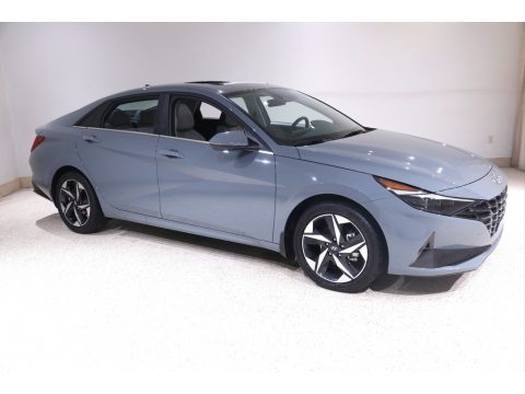 Electric Shadow Hyundai Elantra Limited Hybrid.  Click to enlarge.