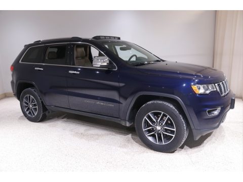 True Blue Pearl Jeep Grand Cherokee Limited 4x4.  Click to enlarge.