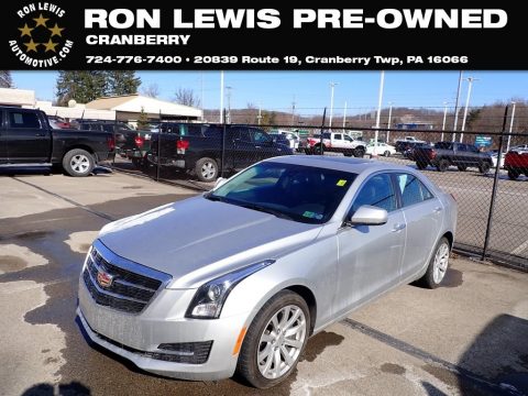 Radiant Silver Metallic Cadillac ATS AWD.  Click to enlarge.