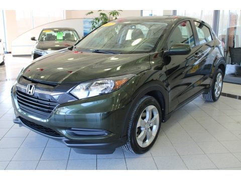 Misty Green Pearl Honda HR-V LX AWD.  Click to enlarge.