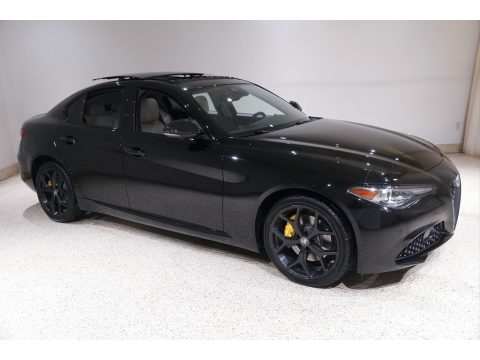 Alfa Black Alfa Romeo Giulia TI AWD.  Click to enlarge.