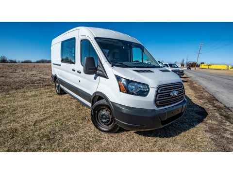 Oxford White Ford Transit 350 Van XL MR Long.  Click to enlarge.