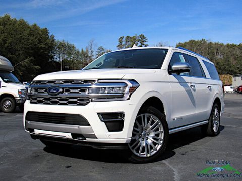 Star White Metallic Tri-Coat Ford Expedition Platinum Max 4x4.  Click to enlarge.