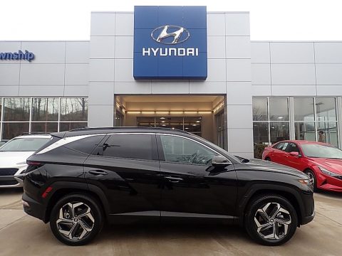 Phantom Black Hyundai Tucson Limited AWD.  Click to enlarge.