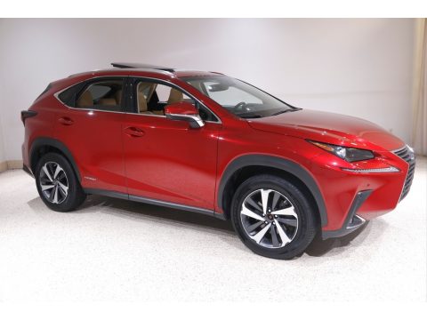 Matador Red Mica Lexus NX 300h Hybrid AWD.  Click to enlarge.