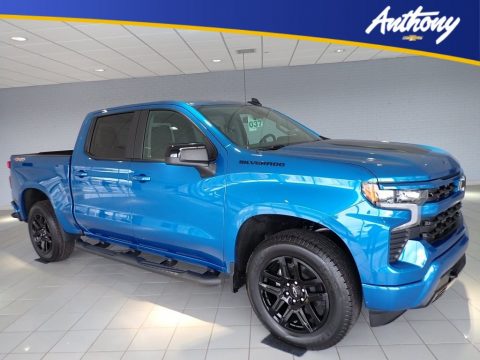 Glacier Blue Metallic Chevrolet Silverado 1500 RST Crew Cab 4x4. Click to enlarge. Glacier Blue Metallic Chevrolet Silverado 1500 RST Crew Cab 4x4. Click to enlarge.