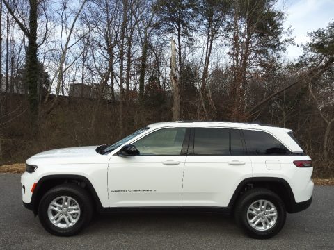 Bright White Jeep Grand Cherokee Laredo 4x4.  Click to enlarge.