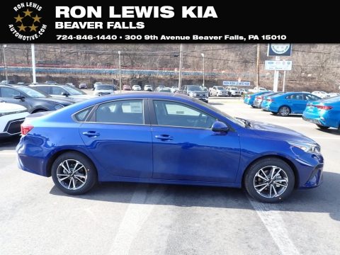 Deep Sea Blue Kia Forte LXS.  Click to enlarge.