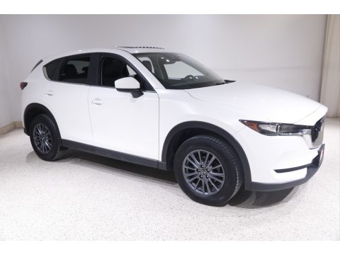 Snowflake White Pearl Mazda CX-5 Touring AWD.  Click to enlarge.