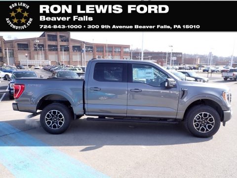 Carbonized Gray Metallic Ford F150 XLT SuperCrew 4x4.  Click to enlarge.