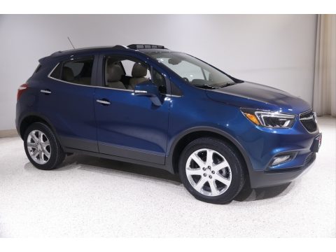 Deep Azure Metallic Buick Encore Essence AWD.  Click to enlarge.