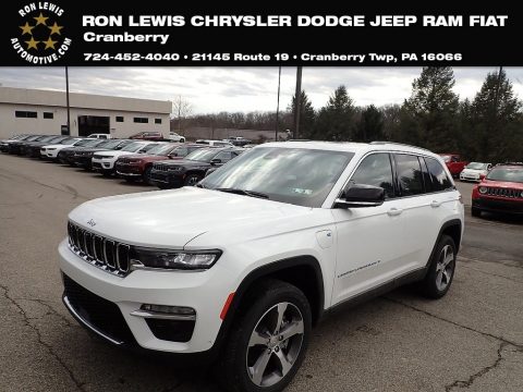 Bright White Jeep Grand Cherokee 4XE.  Click to enlarge.