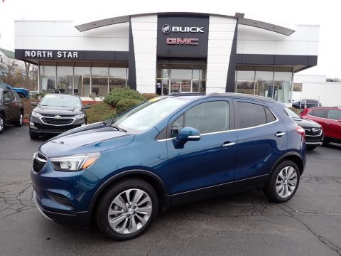 Deep Azure Metallic Buick Encore Preferred.  Click to enlarge.