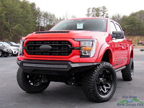 Race Red Ford F150 Tuscany Black Ops Lariat SuperCrew 4x4.  Click to enlarge.