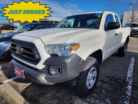 Super White Toyota Tacoma SR Access Cab.  Click to enlarge.