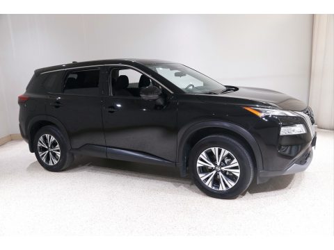 Super Black Nissan Rogue SV AWD.  Click to enlarge.