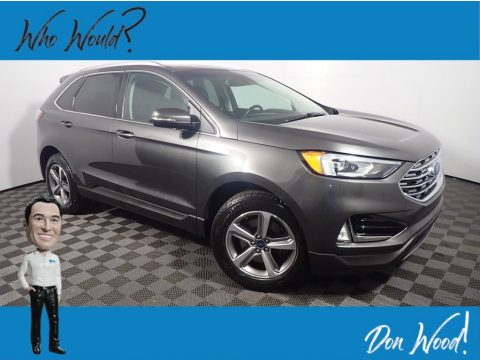 Stone Gray Ford Edge SEL AWD.  Click to enlarge.