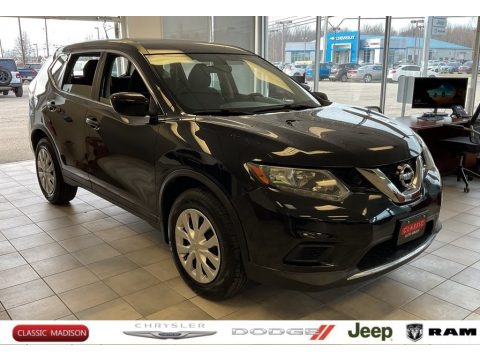 Magnetic Black Nissan Rogue S AWD.  Click to enlarge.