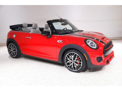 Chili Red Mini Convertible John Cooper Works.  Click to enlarge.