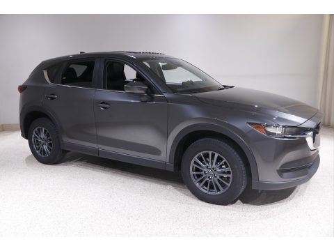 Machine Gray Metallic Mazda CX-5 Touring AWD.  Click to enlarge.