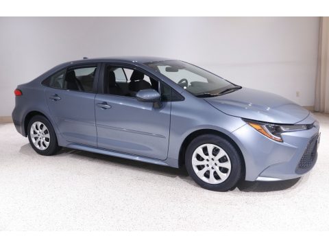 Celestite Gray Metallic Toyota Corolla LE.  Click to enlarge.
