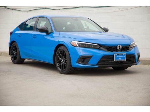 Boost Blue Pearl Honda Civic Sport Hatchback.  Click to enlarge.