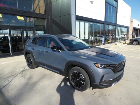 Polymetal Gray Metallic Mazda CX-50 Turbo AWD Meridian Edition.  Click to enlarge.