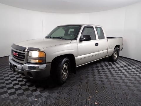Silver Birch Metallic GMC Sierra 1500 SLE Extended Cab.  Click to enlarge.