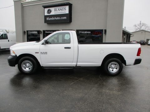 Bright White Ram 1500 Tradesman Regular Cab.  Click to enlarge.