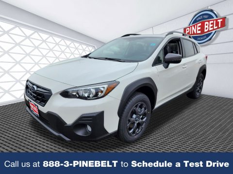 Crystal White Pearl Subaru Crosstrek Sport.  Click to enlarge.