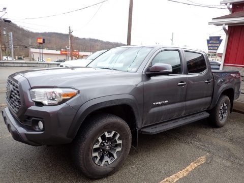 Magnetic Gray Metallic Toyota Tacoma TRD Off Road Double Cab 4x4.  Click to enlarge.