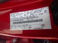Ford Color Code D4 Rapid Red #23