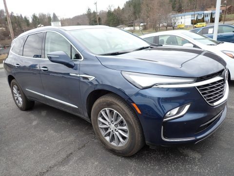 Emperor Blue Metallic Buick Enclave Essence AWD.  Click to enlarge.