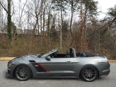 Carbonized Gray Metallic Ford Mustang Roush Stage 3 Convertible.  Click to enlarge.