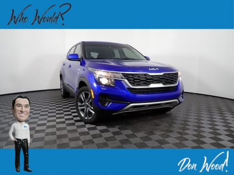 Neptune Blue Kia Seltos LX AWD.  Click to enlarge.