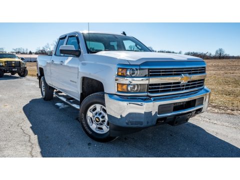 Summit White Chevrolet Silverado 2500HD LT Double Cab.  Click to enlarge.