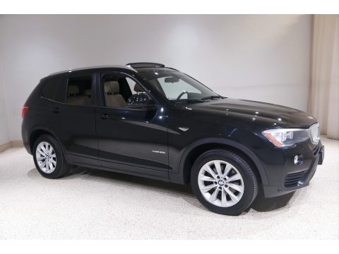 Black Sapphire Metallic BMW X3 xDrive28i.  Click to enlarge.