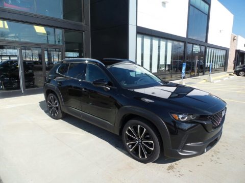 Jet Black Mica Mazda CX-50 S Premium Plus AWD.  Click to enlarge.